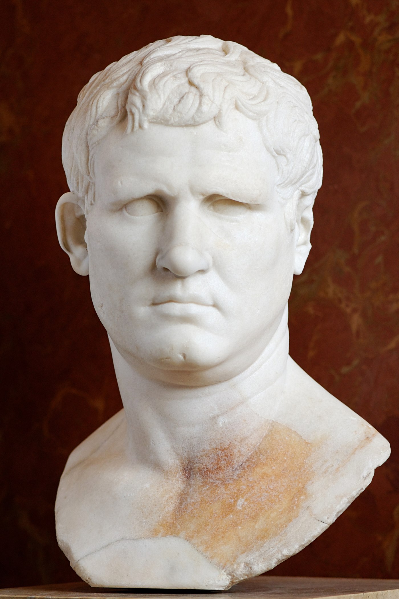 Marble bust of Marcus Vipsanius Agrippa, the "Agrippa de Gabies", Louvre
