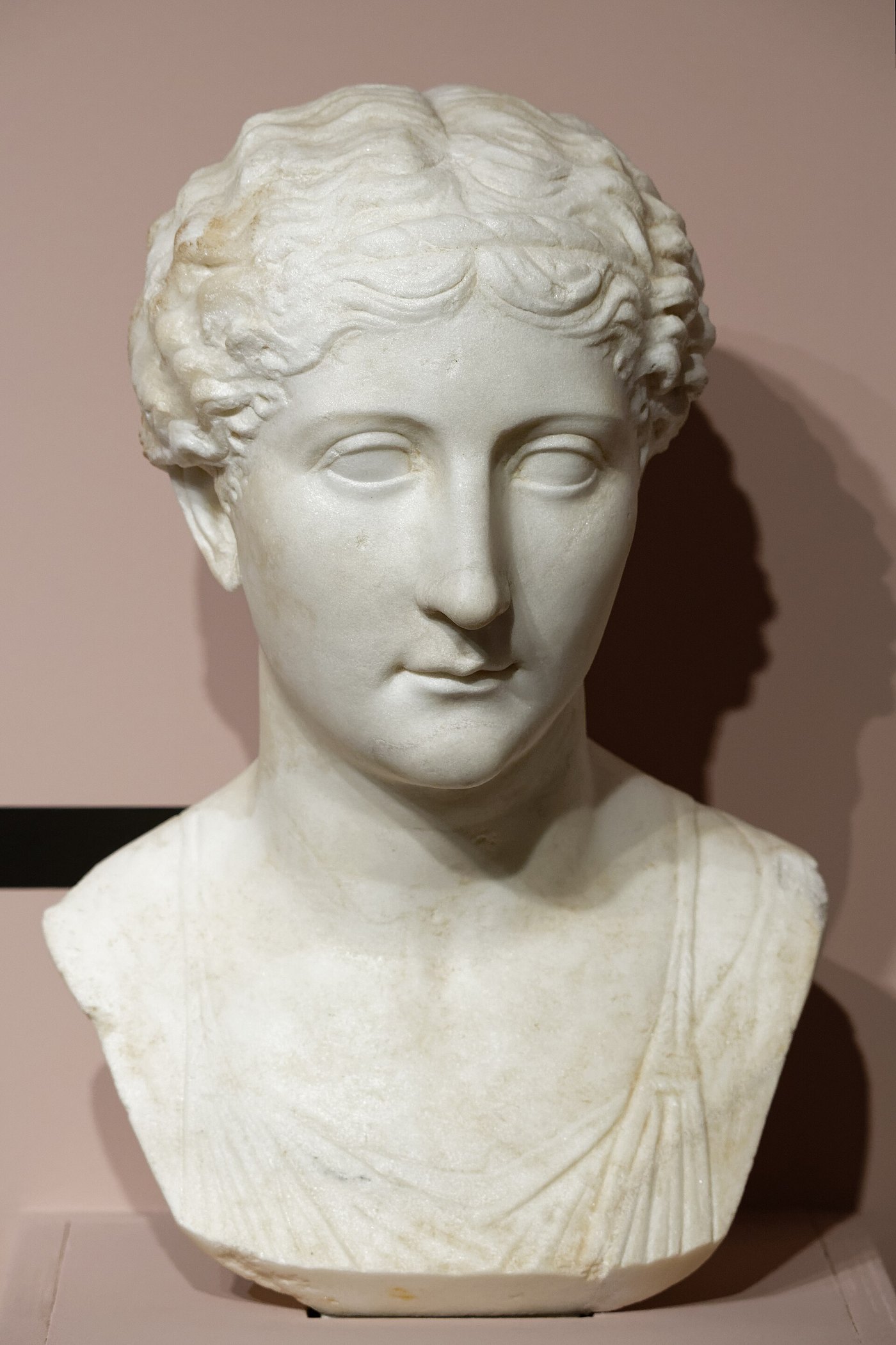 Marble portrait bust of Antonia Minor, Louvre