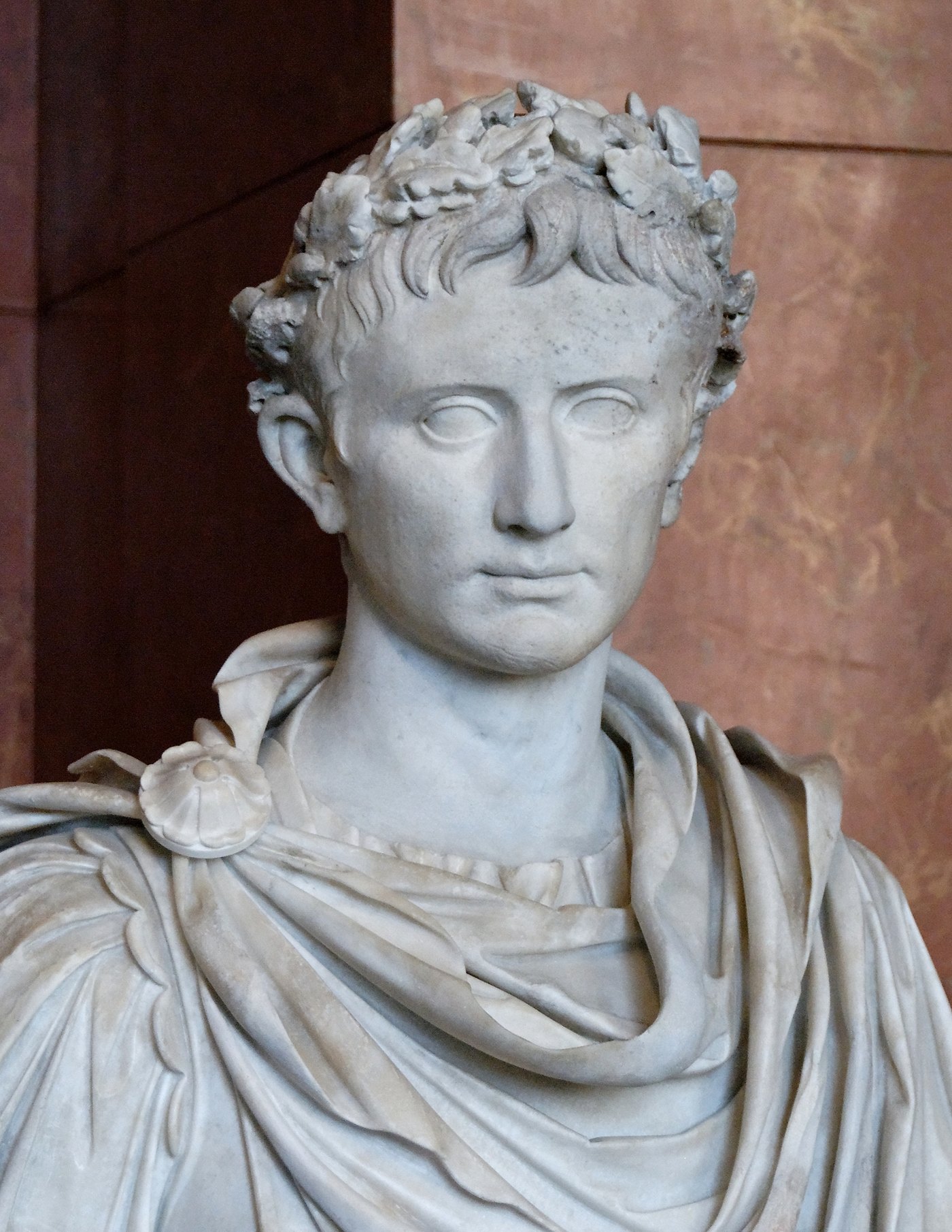 Marble portrait statue of Augustus, the Augustus of Prima Porta