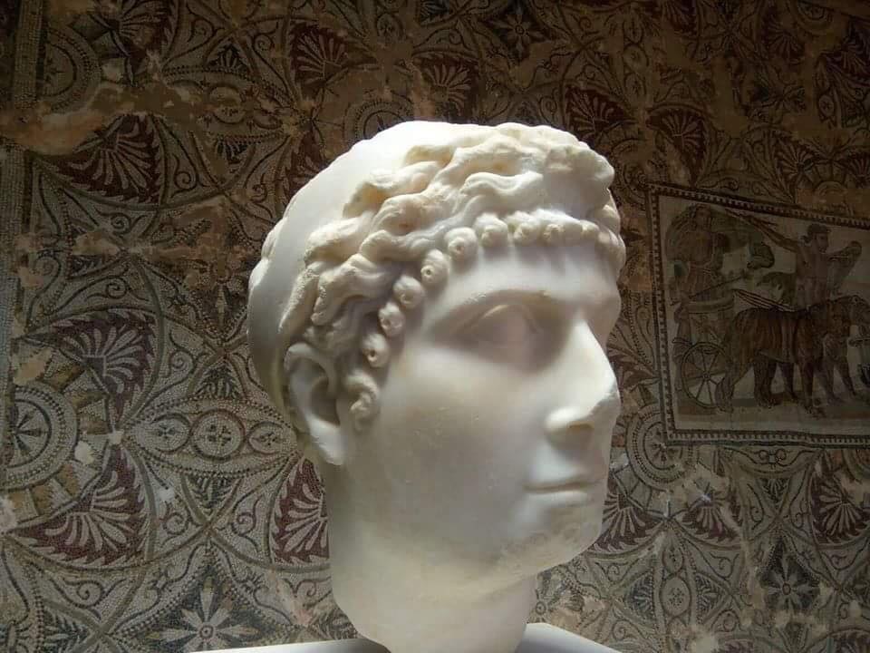 Marble bust of Cleopatra Selene II, Archaeological Museum of Cherchell, Algeria