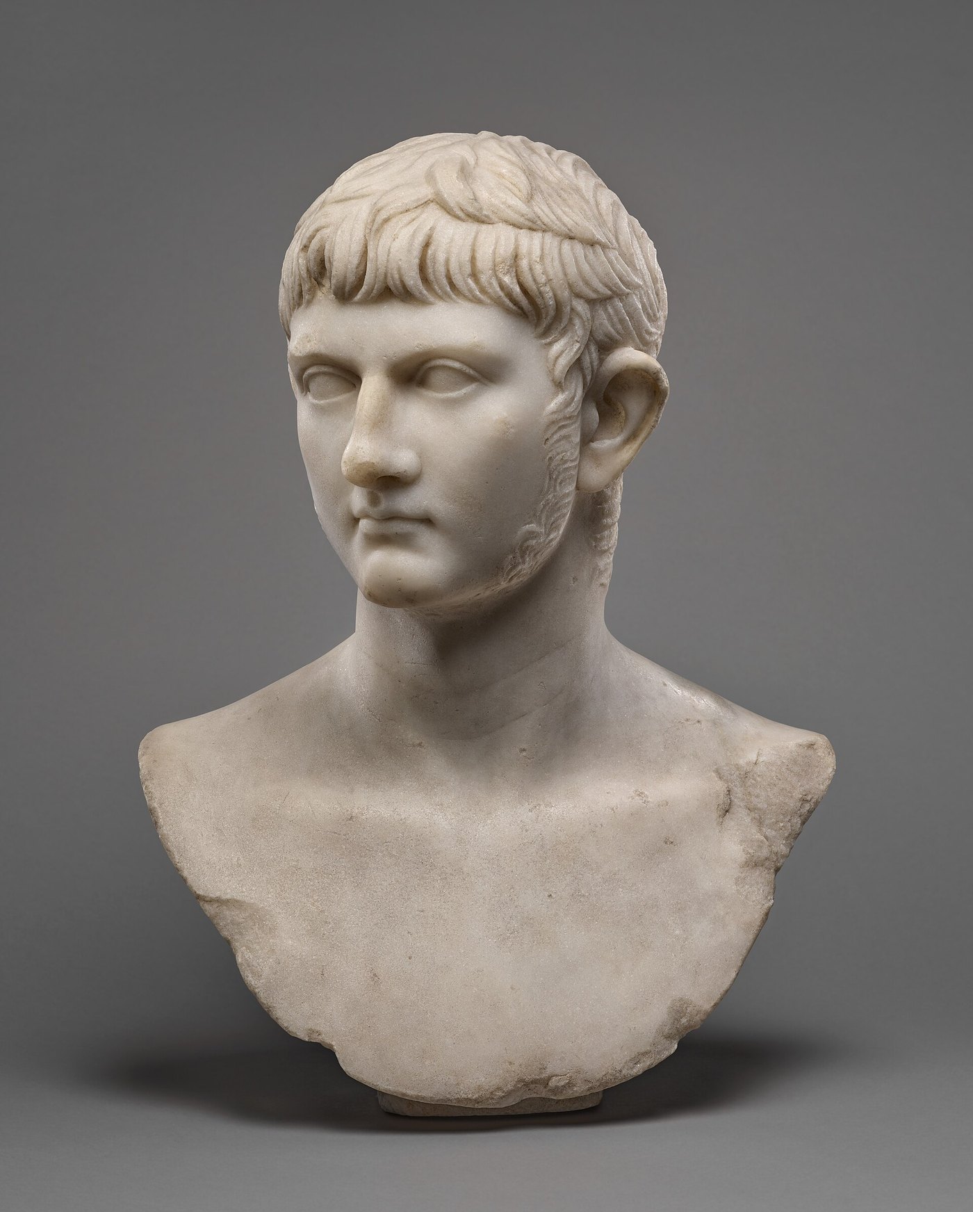 Marble portrait bust of Germanicus, J. Paul Getty Museum
