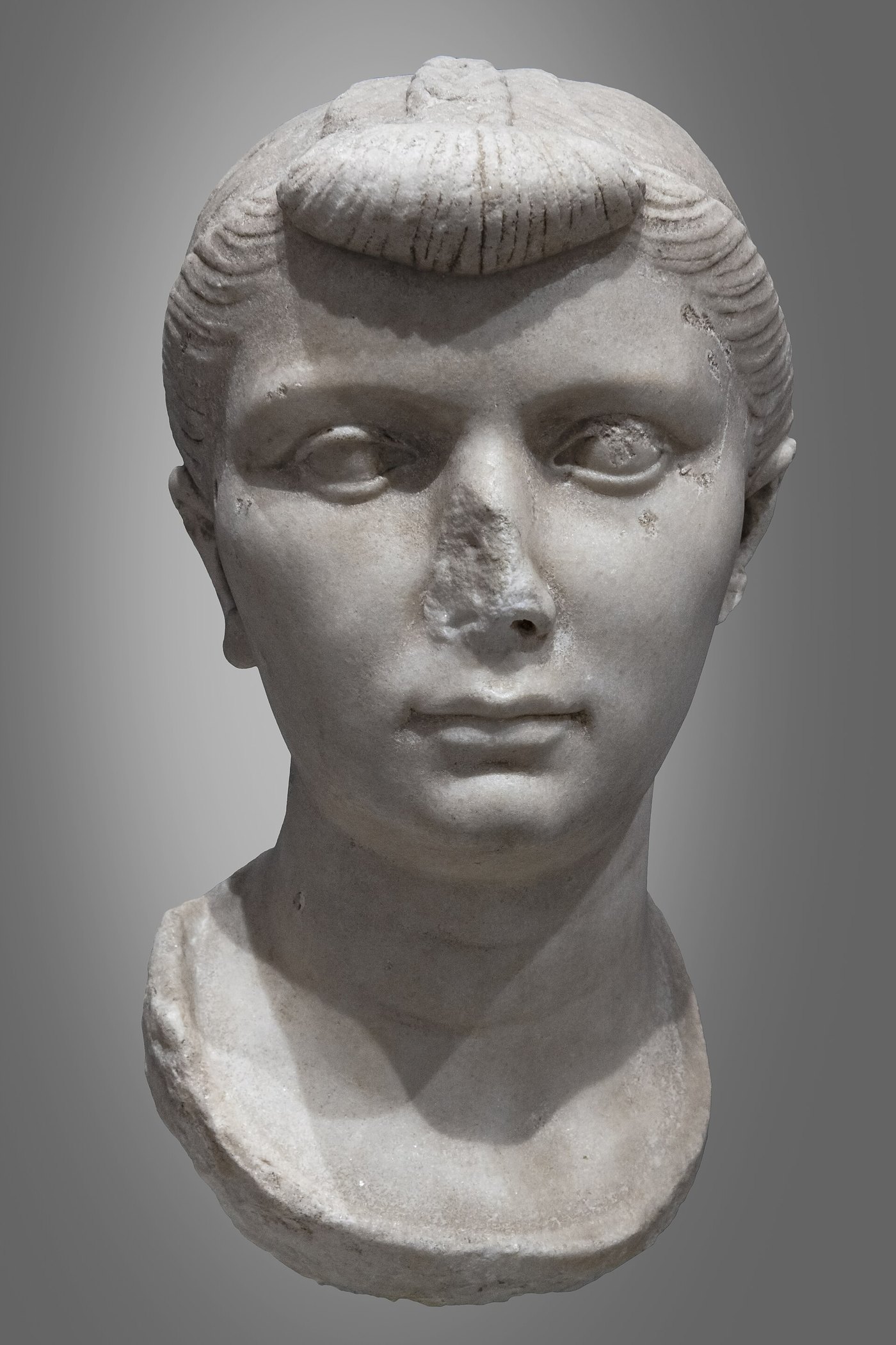 Marble portrait bust of Julia the Elder, Musée Saint-Raymond, Toulouse