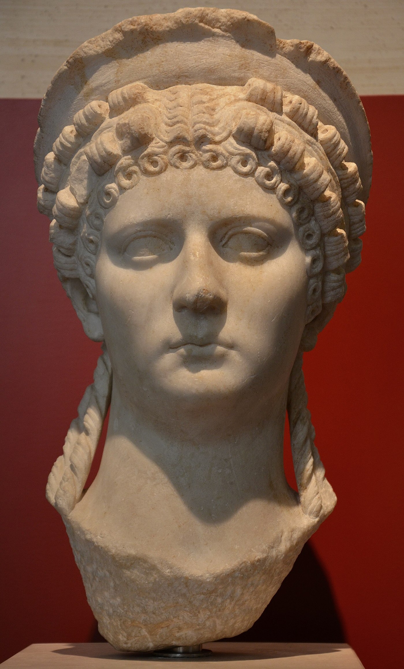 Marble bust of Poppaea Sabina, Palazzo Massimo alle Terme, Rome